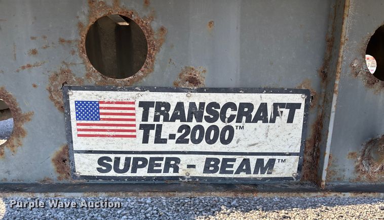 image for item DW7367 1995 Transcraft TL2000 S2 flatbed trailer