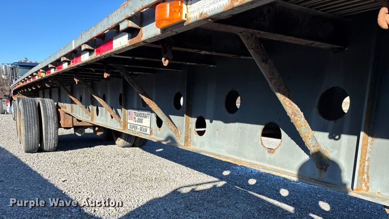 image for item DW7367 1995 Transcraft TL2000 S2 flatbed trailer
