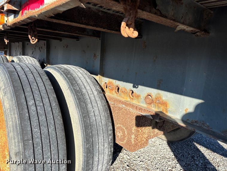 image for item DW7367 1995 Transcraft TL2000 S2 flatbed trailer