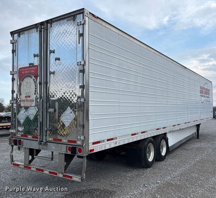 image for item DW7442 2013 Wabash refrigerated van trailer