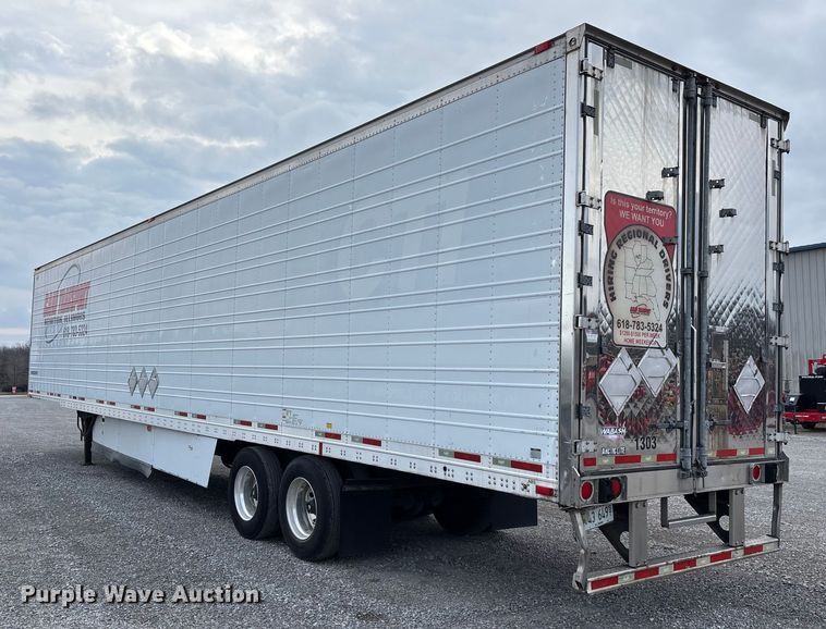 image for item DW7442 2013 Wabash refrigerated van trailer