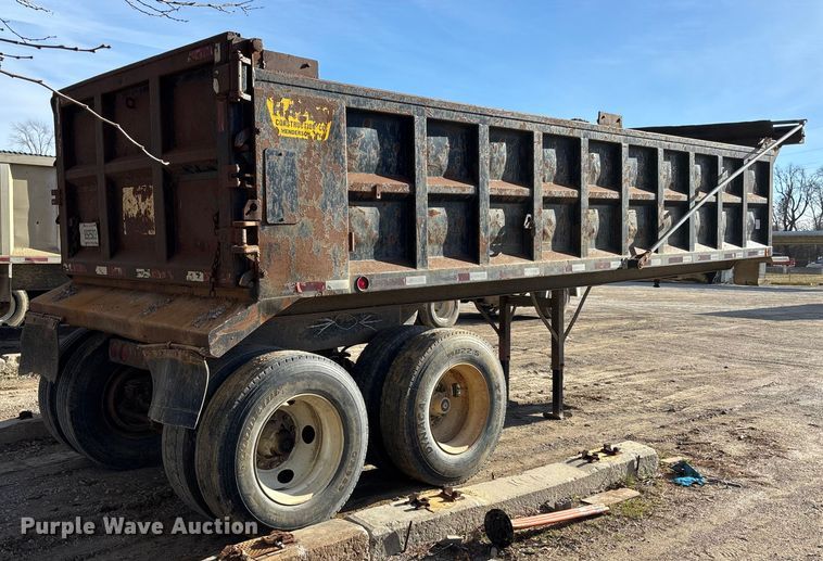 image for item DW7451 2002 Palmer Machine Works TA-24 end dump trailer