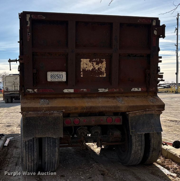 image for item DW7451 2002 Palmer Machine Works TA-24 end dump trailer