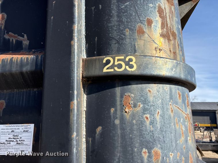 image for item DW7451 2002 Palmer Machine Works TA-24 end dump trailer