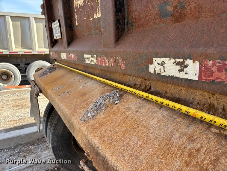 image for item DW7451 2002 Palmer Machine Works TA-24 end dump trailer