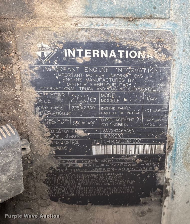 image for item DW7467 2007 International 4300 forestry bucket truck