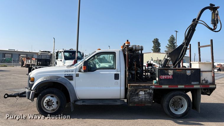 image for item EC8210 2008 Ford F550 flatbed truck