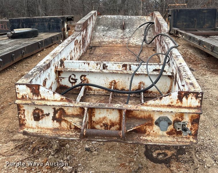 image for item EE0093 1973 Birmingham 415 DLA lowboy equipment trailer