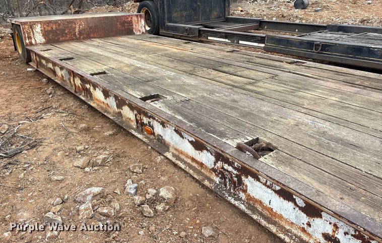 image for item EE0093 1973 Birmingham 415 DLA lowboy equipment trailer