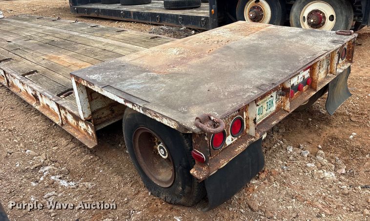 image for item EE0093 1973 Birmingham 415 DLA lowboy equipment trailer