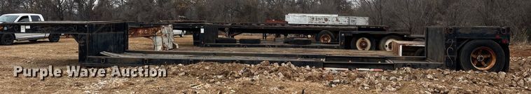 image for item EE0094 1976 Great Dane 5717GE extendable double drop deck equipment trailer