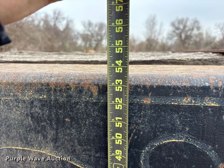 image for item EE0094 1976 Great Dane 5717GE extendable double drop deck equipment trailer