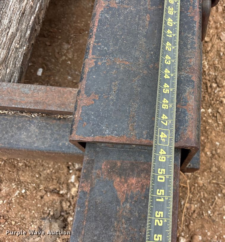 image for item EE0094 1976 Great Dane 5717GE extendable double drop deck equipment trailer