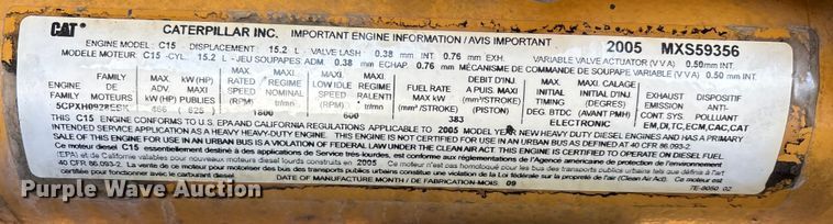 image for item EE1387 2006 Kenworth T800 semi truck