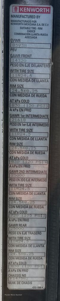 image for item EE1387 2006 Kenworth T800 semi truck