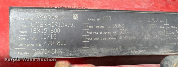 image for item EE1390 2014 Kenworth T800 semi truck