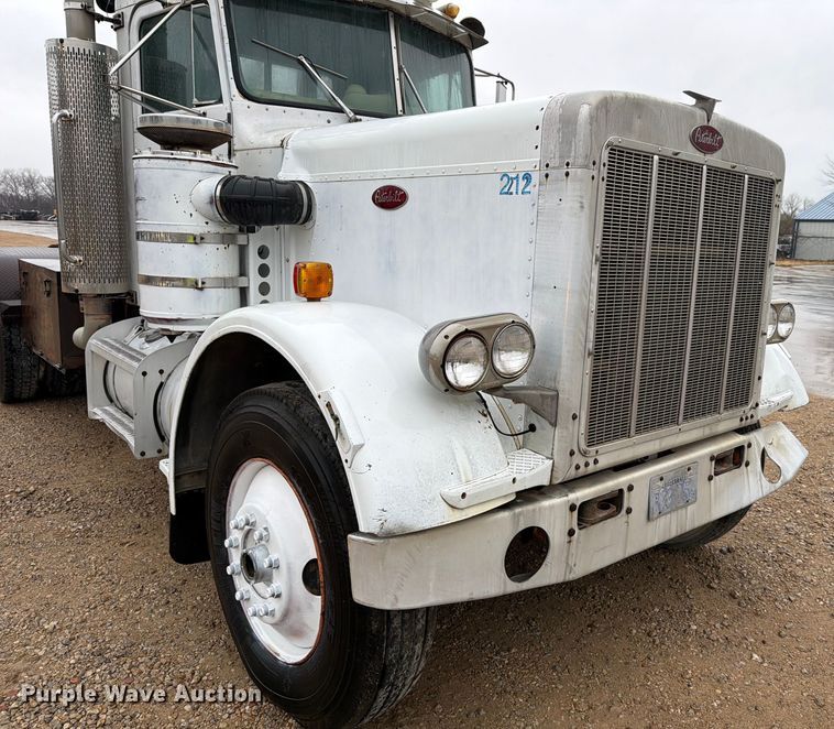 image for item EE1393 1982 Peterbilt 359 winch truck