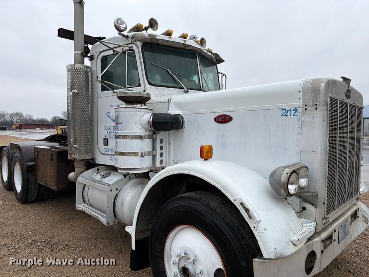 image for item EE1393 1982 Peterbilt 359 winch truck