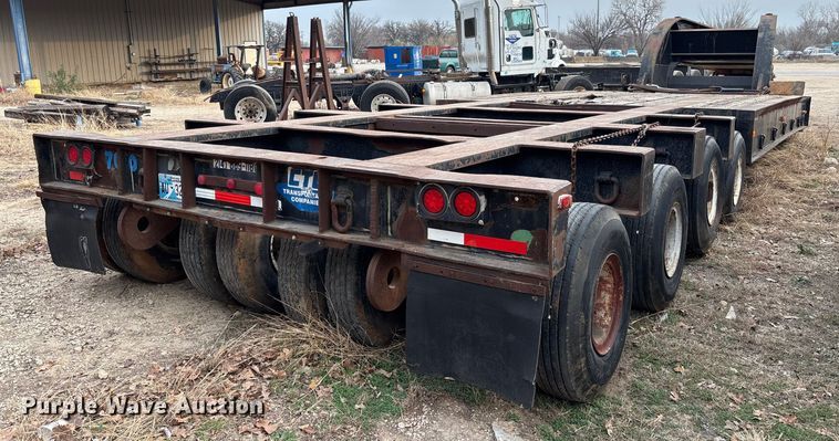 image for item EE1398 1976 Talbert flatbed trailer