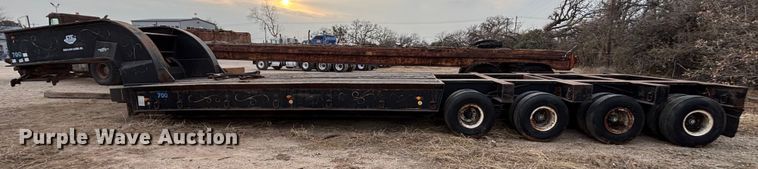 image for item EE1398 1976 Talbert flatbed trailer