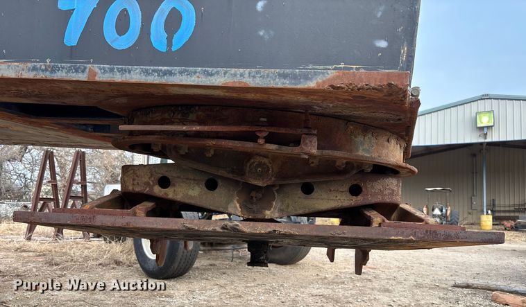 image for item EE1398 1976 Talbert flatbed trailer