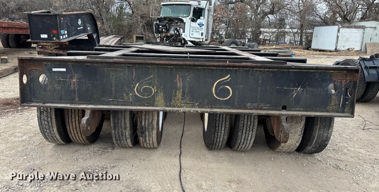 image for item EE1398 1976 Talbert flatbed trailer