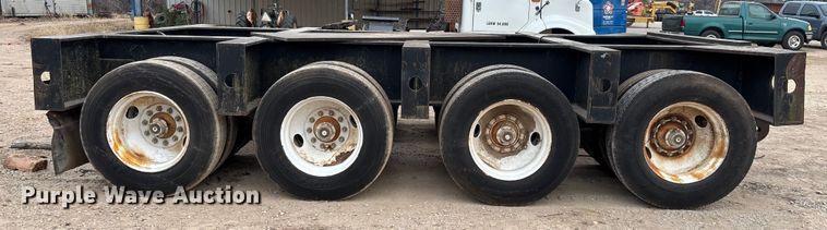 image for item EE1398 1976 Talbert flatbed trailer