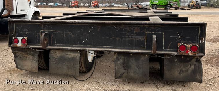 image for item EE1398 1976 Talbert flatbed trailer