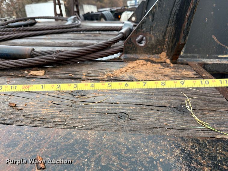 image for item EE1398 1976 Talbert flatbed trailer