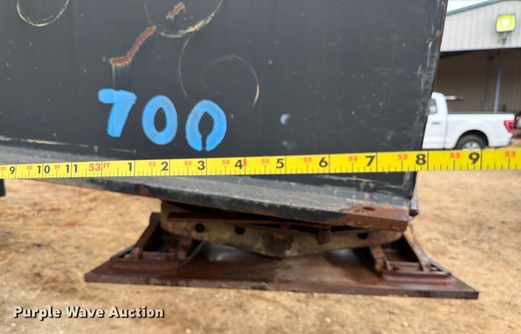 image for item EE1398 1976 Talbert flatbed trailer