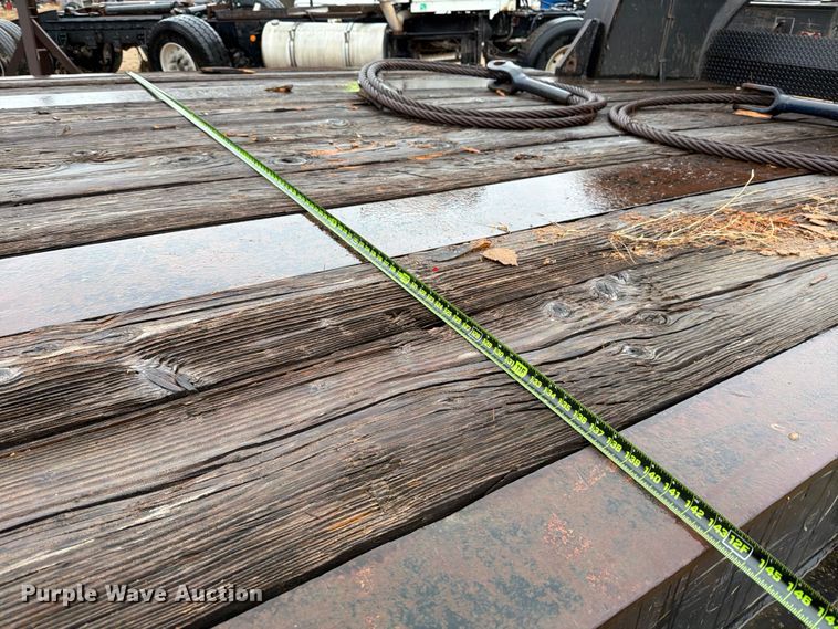 image for item EE1398 1976 Talbert flatbed trailer