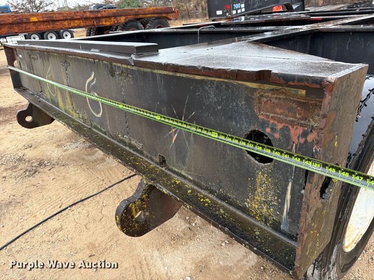 image for item EE1398 1976 Talbert flatbed trailer