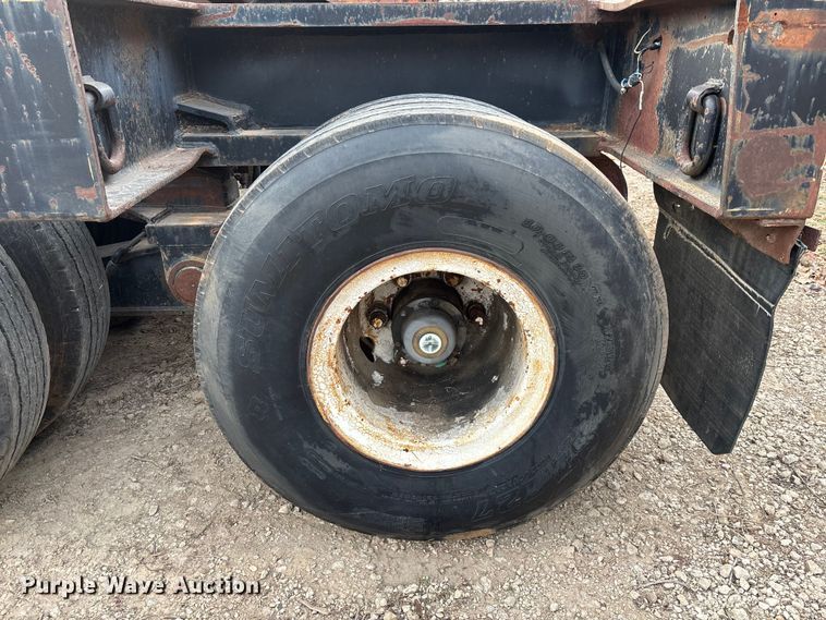 image for item EE1398 1976 Talbert flatbed trailer