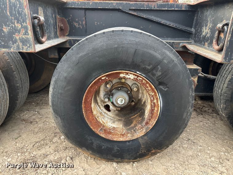 image for item EE1398 1976 Talbert flatbed trailer