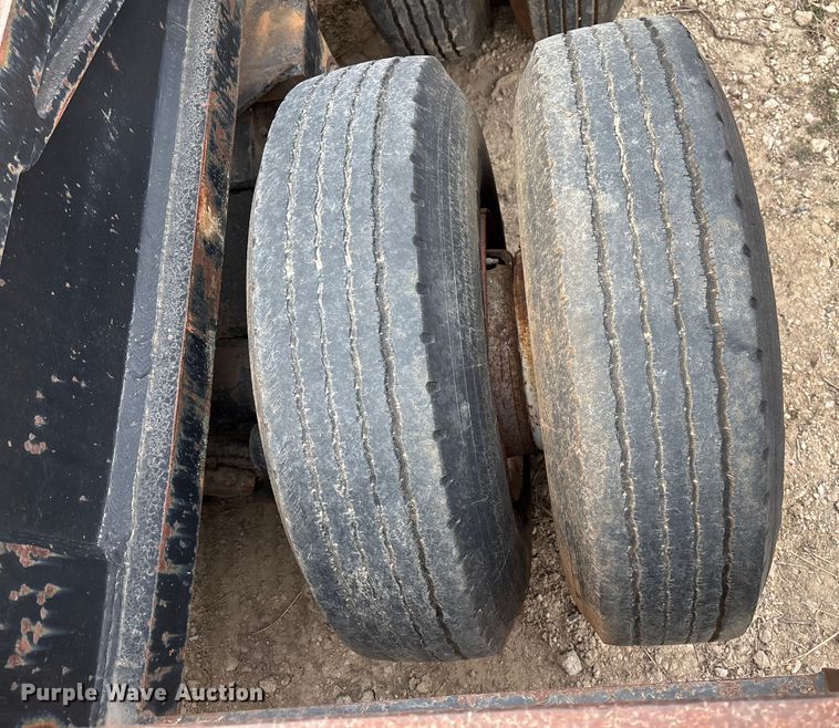 image for item EE1398 1976 Talbert flatbed trailer