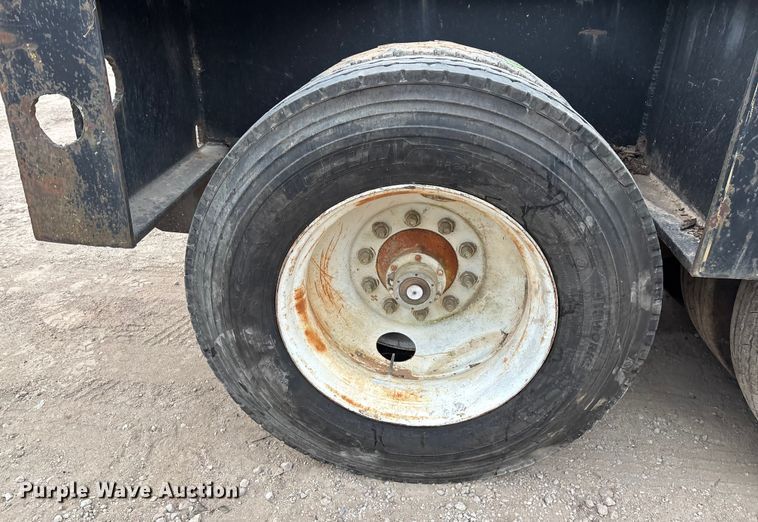 image for item EE1398 1976 Talbert flatbed trailer