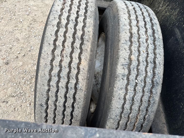 image for item EE1398 1976 Talbert flatbed trailer