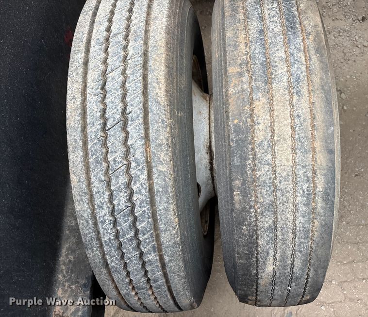 image for item EE1398 1976 Talbert flatbed trailer