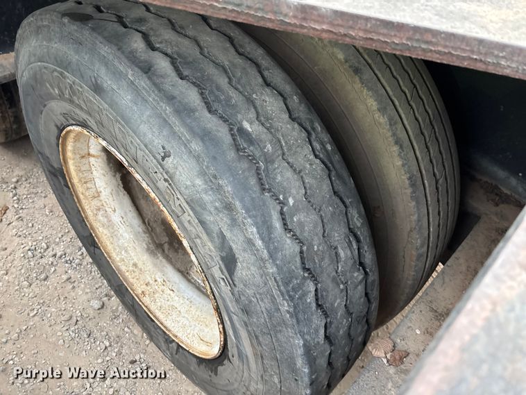 image for item EE1398 1976 Talbert flatbed trailer