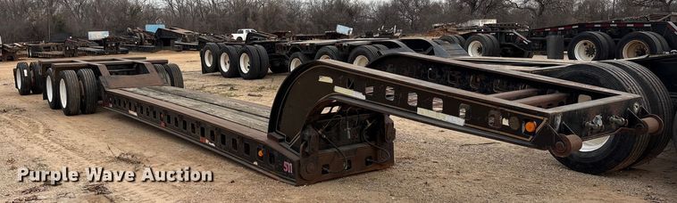 image for item EE1400 1983 Siebert low boy beam trailer