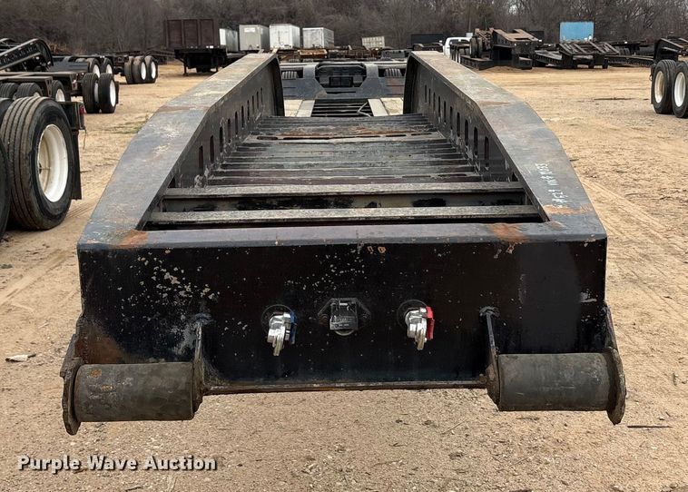 image for item EE1402 1986 Siebert lowboy equipment trailer