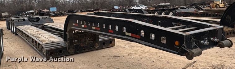 image for item EE1402 1986 Siebert lowboy equipment trailer