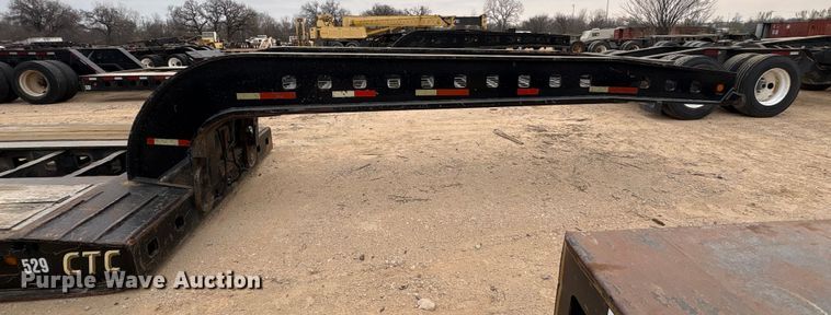 image for item EE1402 1986 Siebert lowboy equipment trailer