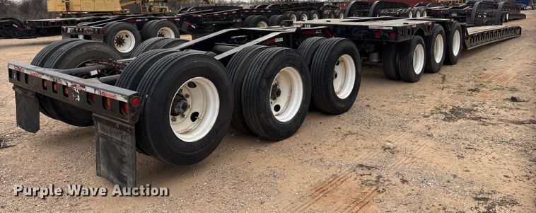 image for item EE1402 1986 Siebert lowboy equipment trailer