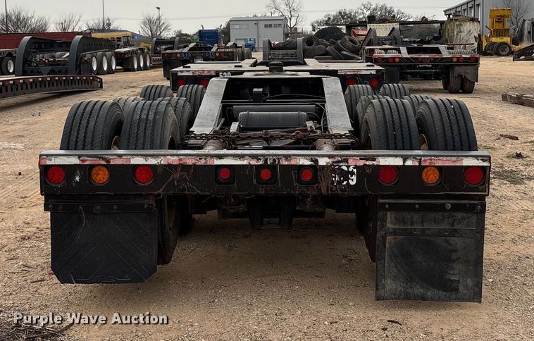 image for item EE1402 1986 Siebert lowboy equipment trailer