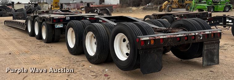 image for item EE1402 1986 Siebert lowboy equipment trailer