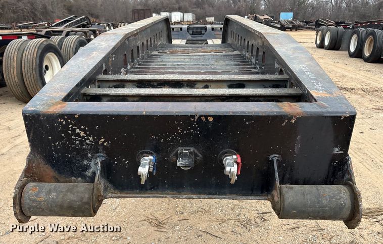 image for item EE1402 1986 Siebert lowboy equipment trailer