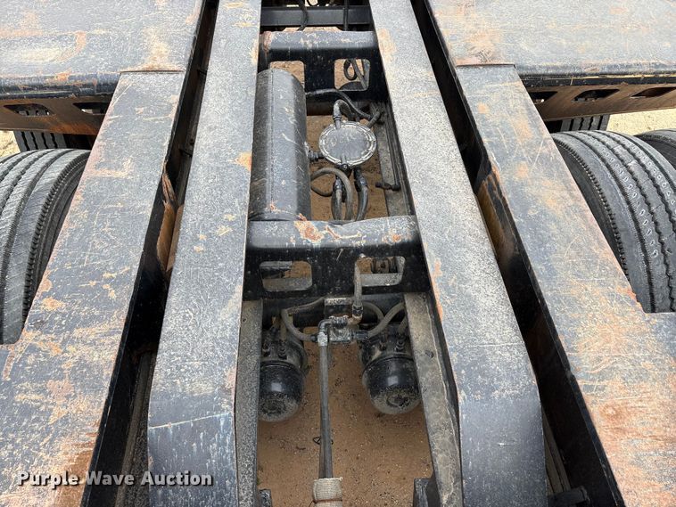 image for item EE1402 1986 Siebert lowboy equipment trailer