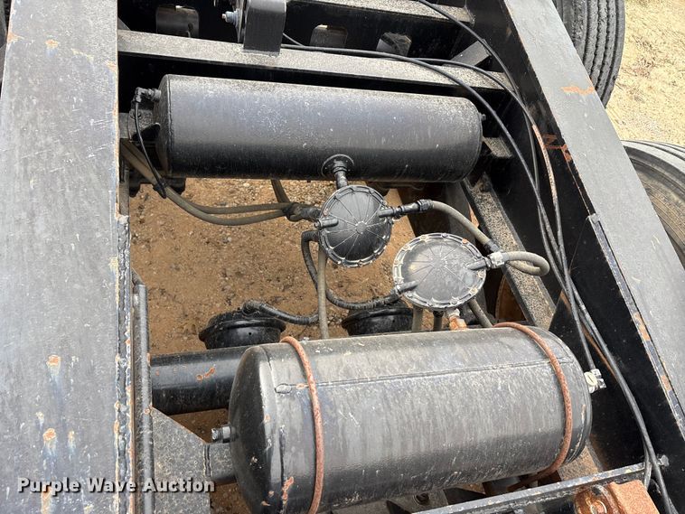 image for item EE1402 1986 Siebert lowboy equipment trailer