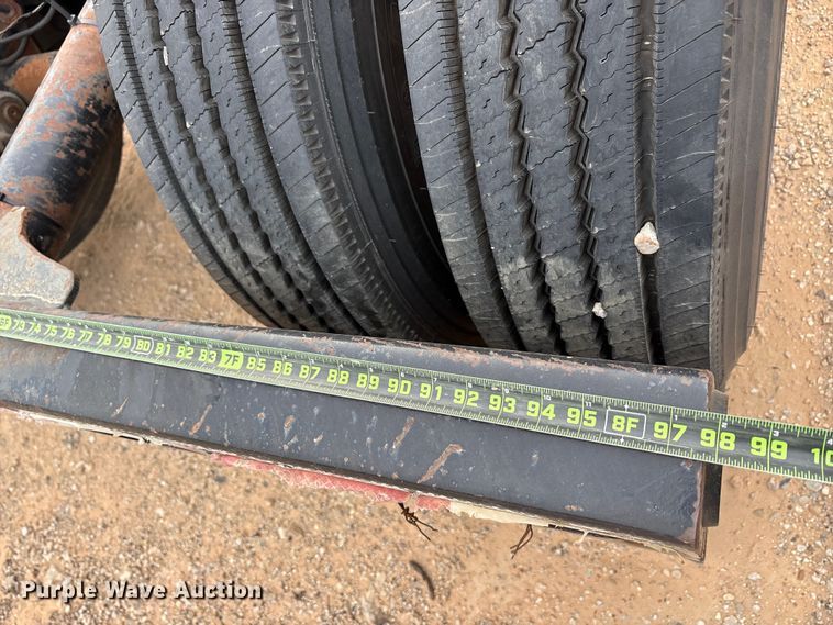 image for item EE1402 1986 Siebert lowboy equipment trailer